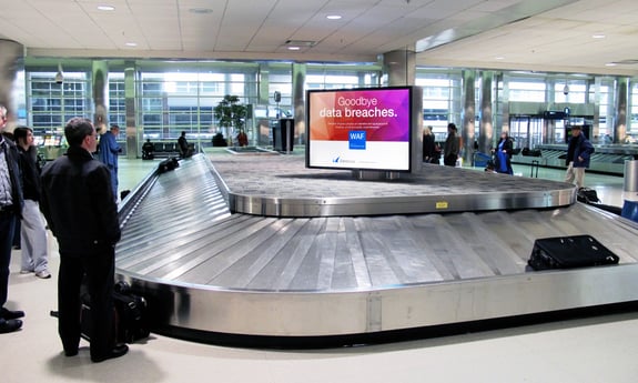 Rotating 3-sided Sign Board